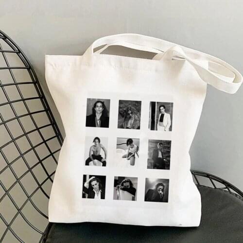 2021 Shopper Damiano David Maneskin Bag Harajuku women Shopping Bag Canvas Shopper Bag girl handbag Tote Bag Shoulder Lady Bag