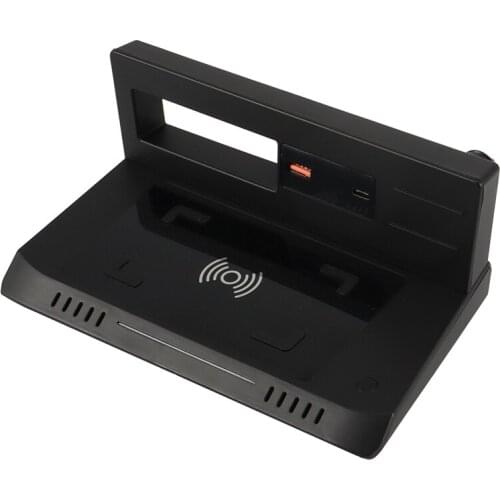 15W Car Qi Wireless Charger Phone Charger Charging Plate Phone Holder for TIGUAN Allspace MK2 Tharu 2017-2019