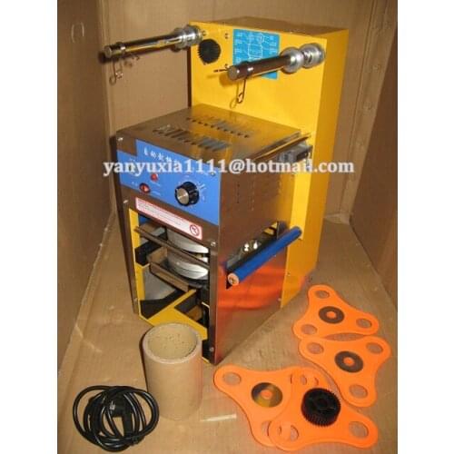 Free shipping Digital Automatic Cup Sealing Machine free shipping Bubble Tea Sealing Machine for drinking