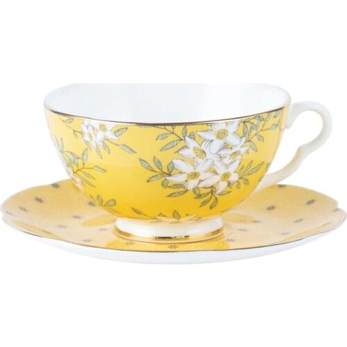 Afternoon Tea Set Coffee China Bone Coffee Small Luxury Ceramic Coffee Cup Porcelein Tea Cups Royal Luxury Drinkware AA60BD