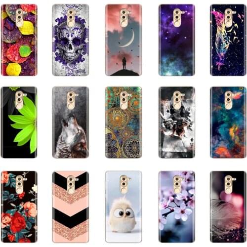 Case For Huawei Honor 6X Case Back Silicone Cover for Huawei GR5 2017 Cover Soft TPU Phone Shell for Huawei Mate 9 Lite Coque