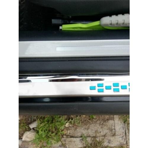 For volkswagen PASSAT b6 b7 b7.5 7.5 3c sedan Variant 2011-2015 stainless steel outside door Scuff Plate Door Sill Accessories