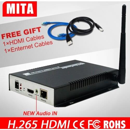 HD hdmi to ip h.265 encoder WiFi for IPTV streaming with UDP TCP