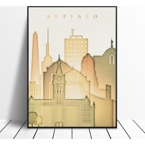 Charlotte North Carolina Art Canvas Poster Home Decoration Painting No Frame