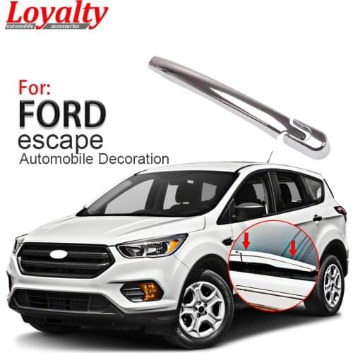 Loyalty for Ford Kuga Escape 2013 2014 2015 2016 2017 Rear Window Water Wiper Cover Trim ABS Car Accessories