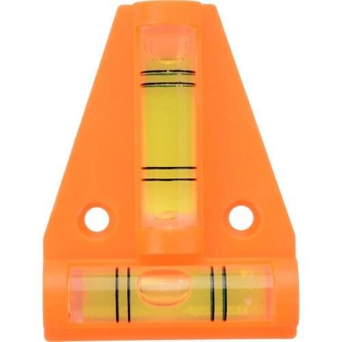 Mini T Shape Level Spirit Bubble Motor Camper Van Fixing T Type Level Instrument Plastic Light Weigh Portable Measurement Tool