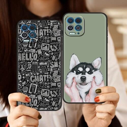 Fashion Design TPU Phone Case For MOTO Edge S/G100 Anti-dust Waterproof Frosted Shockproof Soft