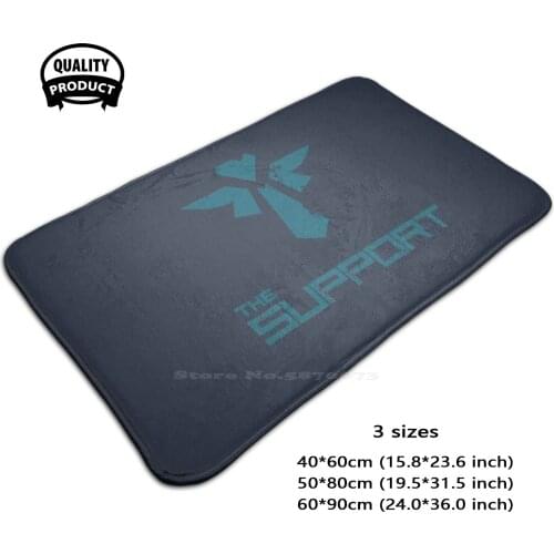 The Support V2 - Moba Role Design Soft Foot Pad Room Goods Rug Carpet Legends Gamer Support Gaming Nerd Game Geek Computer Cool