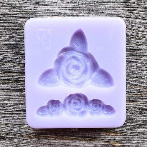 New Flower Shape Fondant Cake Baking Molds,Moule Silicone,Cake Decorating Tools Pastry Tools MR75