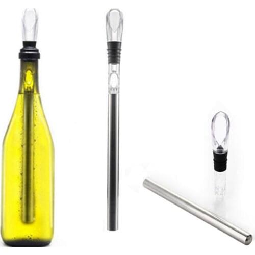 Stainless Steel Beer Red Wine Cooling Stick Useful Chiller Cooler Convinient Beverage Stick Home Barware LX1477