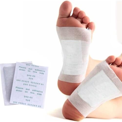 20pcs efero Detox Foot Pad Patch Detoxify Toxins Adhesive Cleaner Health Body Care Pads Improve Sleep Beauty Slimming Patches