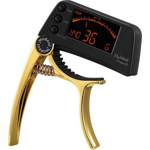 Professional Guitar Tuner and Capo Combination for Bass Acoustic Electric Guitar Ukelele Chromatic Change Key Parts Accessories