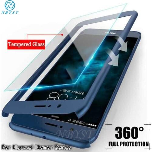 360 Full Protective Cases For Huawei Honor 6C Pro 20S 7A 7C 7X 8A 8C 8S 8X 9X Honor 9S 9C 10i Lite Play Nova 5T shockproof Cover