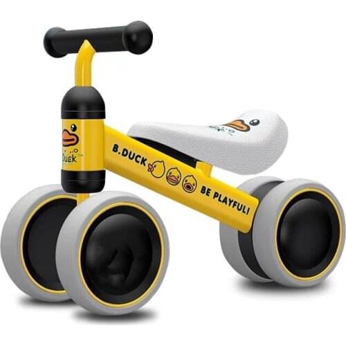 Childrens Balance Bike Scooter for 1-3 Years Old Baby Learn To Walk Car Four Wheels Outdoor Sports Bicycle Kids Toy Gifts