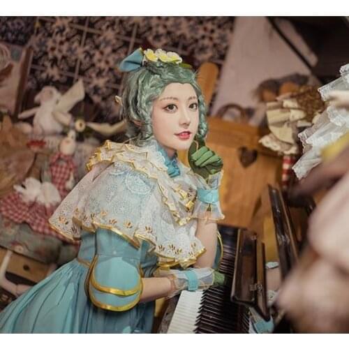 Game Identity V Cosplay Costumes Doctor Emily Dyer Cosplay Dress Costume Halloween Party Women Cosplay Costume Lolita Dress