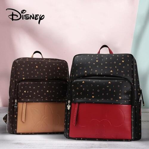 Disney Backpack Women Diaper Bag Organizer Pouch Set PVC Mommy Bag Baby Diaper Bag Large Capacity Baby Nappy Travel Stroller Bag