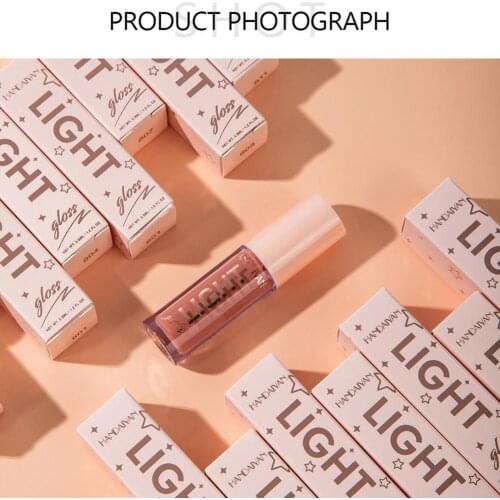 1 PCS 3.5 ML Liquid Lipstick Exquisite Glass-Like Finish Light Lip Gloss Moisturizing Non-Drying Mirror Water Makeup Tools