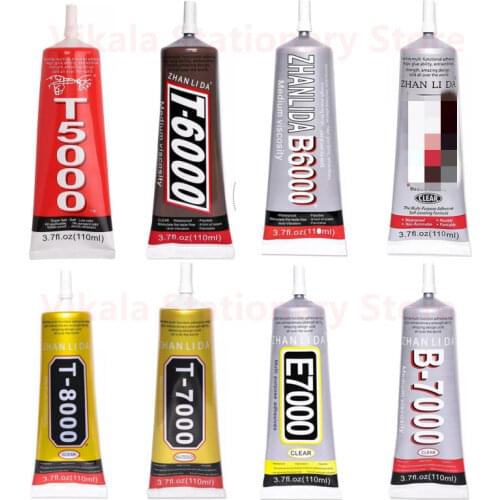 15ml T7000 Glues Multipurpose Adhesives Super Glues T-7000 Black Liquid Epoxy Glues For DIY Crafts Glass Phone Case Metal Fabric
