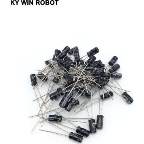 10UF 25V 10mf 105C 4X7mm Aluminum Electrolytic Capacitor 25V10UF radial lead 100pcs