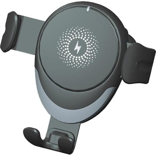 10w Vehicle Gravity Mobile Phone Universal Car Bracket Wireless Charger Automatic Clamping Fast Car Charging Phone Holder