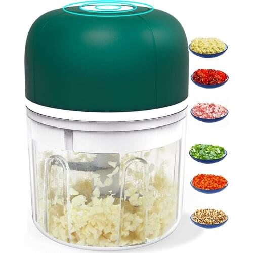 BalleenShiny Wireless Electric Garlic Masher Creative Household Portable Mixer Mini Meat Grinder Baby Food Cooking Machine