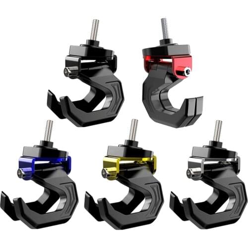 Motorcycle Scooter Helmet Holder Double Hook Mount Bag er With Screw