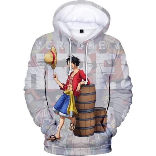 Hot Sale One Piece Children Hoodie Boys/Girls Autumn Winter Fashion Harajuku Style Anime Hoodie 3D Print One Piece Kids Hoodies