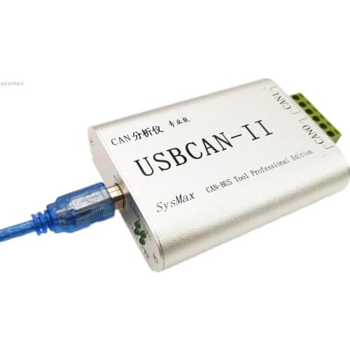 USB to can interface card analyzer can box ZLG new energy usbcan II dual channel isolation