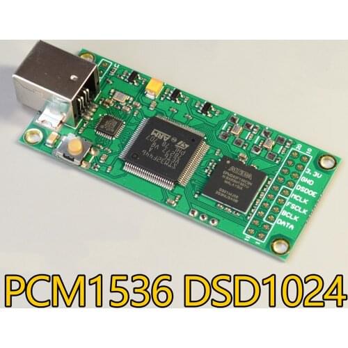 USB digital interface PCM1536 DSD1024 compatible with Amanero Italy XMOS to I2S