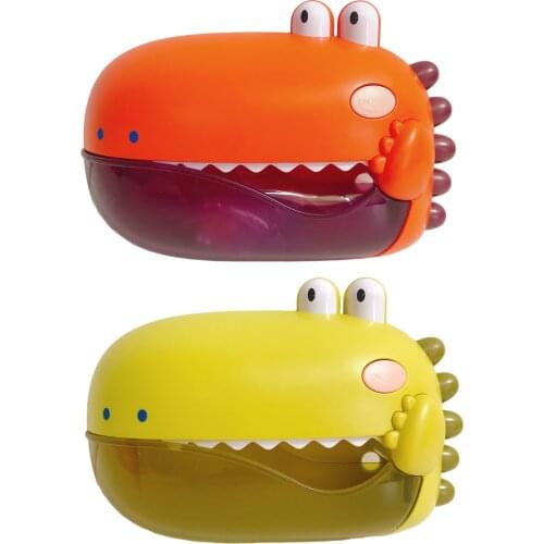 Summer Electric Dinosaur Spit Bubbles Childrens Bathroom Bath and Water Baby Toy