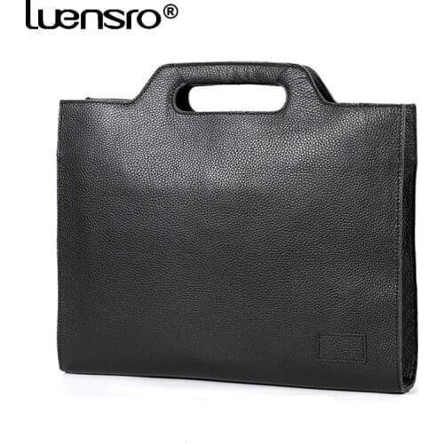 LUENSRO Men's Leather Briefcases