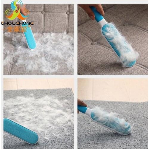 Pet Hair Brush Reusable Double Lint Remover Double-Side Fur Scrub Clothes Bag Dust Brushes Magic Clean Brush for Dogs Cats