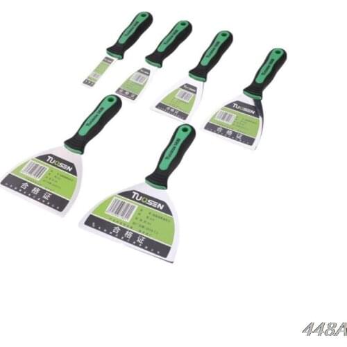 6 Pcs Putty Knives Set Scraper Blade Kit with Anti-slip Plastic Handle DIY Tool New 2020