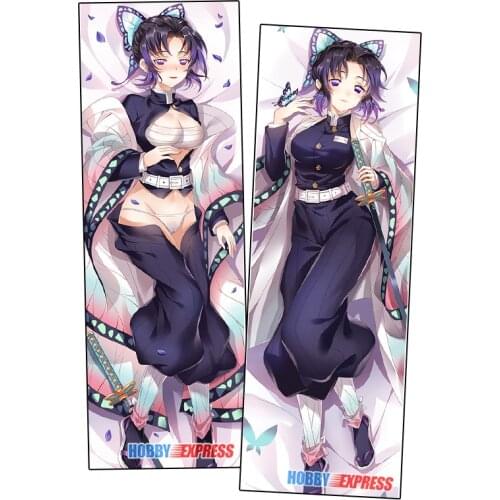 Hobby Express Anime Dakimakura Japanese Otaku Waifu Hugging Body Pillow Cover Shinobu Kocho Demon Slayer ZMZ177