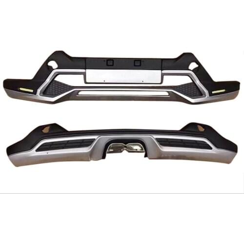 ABS Front + Rear Bumper Protector Guard Skid Plate Fit For 09-18 hyundai IX35 2009-2018