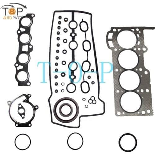 Full Gasket Set Engine Gasket Overhaul Gasket Kits Repair Parts 2SZFE 2SZ-FE 04111-0J020 11115-23042 For Toyota Yaris 1.3L