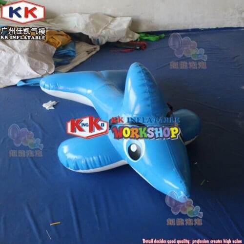 Portable outdoor water sports inflatable water fish boat toys, inflatable floating swimming pool games