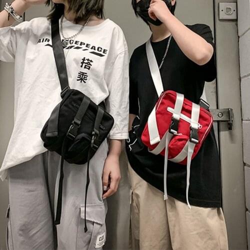 Waist Pack Belt Men Women Fashion Streetwear Fanny Pack Waist Bag Tactical Hip Bum Chest Bags Small Canvas Shoulder Bags 2019