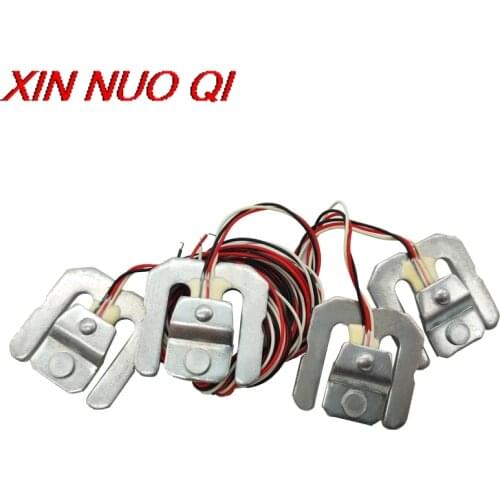 Size:28mm*28mm 10pcs body load cell strain gauge sensor 50kg pressure micro -scale half-bridge Weighing Sensor Electronic Scale