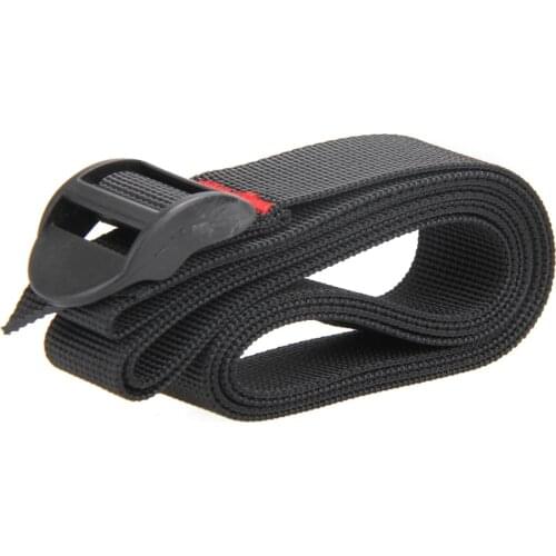 Load 125kg Black Nylon Cargo Tie Down Luggage Lash Belt Strap Cam Buckle Travel Kits Camping Hiking Outdoor Tools New