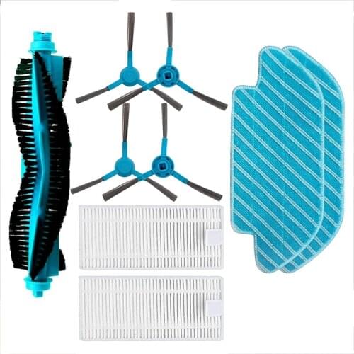 Roller Soft Brush HEPA Filter Side Brush Mop Cloth Replacement for Conga 4090 Vacuum Cleaner Accessories Spare Parts
