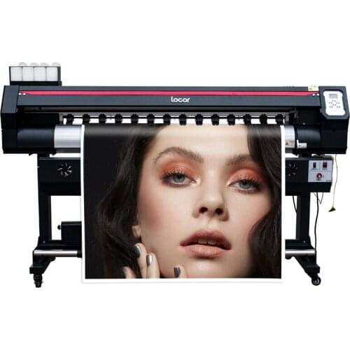 Large Format Printer Eco Solvent 1.6M Locor Easyjet Vinyl Sticker Printer Xp600