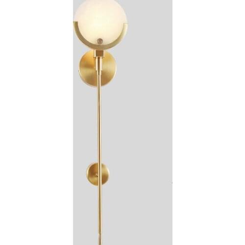 Modern Marble Light Luxurious Atmosphere Bedside Wall Lamp Model House Concise Designer Lamp Hotel Corridor Lamps And Lanterns