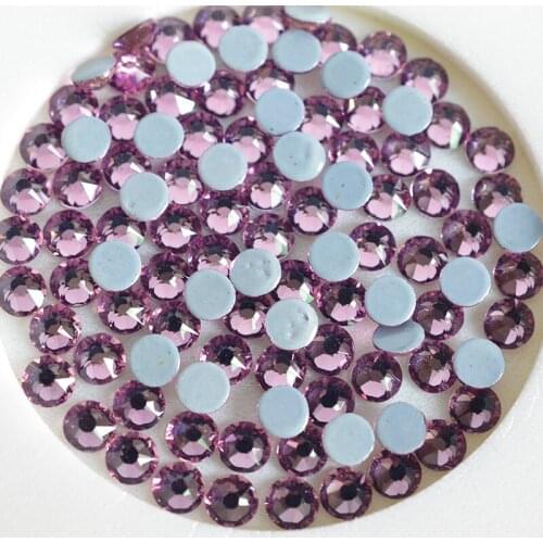 16 Cut Crystal Rhinestones Similar SWA Iron On Glass Stones hot back SS16 SS20 Hotfix Rhinestones DIY Wedding Dress