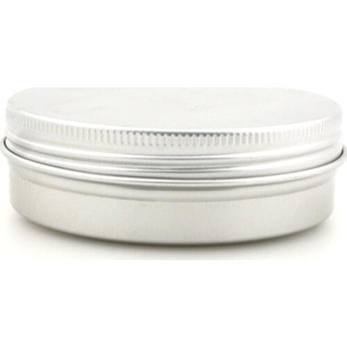 100ml/g Aluminium Tins pot,containers with screw thread ,Lip Balm Gloss Candle