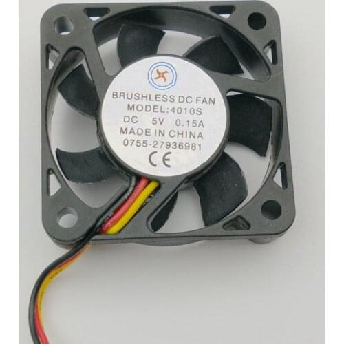 50pcs Brushless DC Cooling Fan 3 Wire 4010S 5V 40x40x10mm