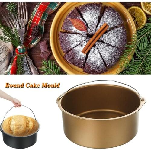 7 Inch Round Cake Mold Baking Tools, Air Fryer Accessories, Chiffon Cake, Mousse Mold Kitchen Utensils