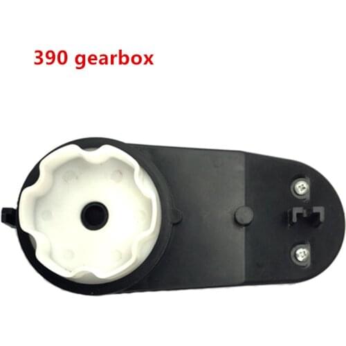 Childrens electric car gearbox with 390 motor, childrens remote control car DC 12V 6V tricycle gear box electric car 390 engin