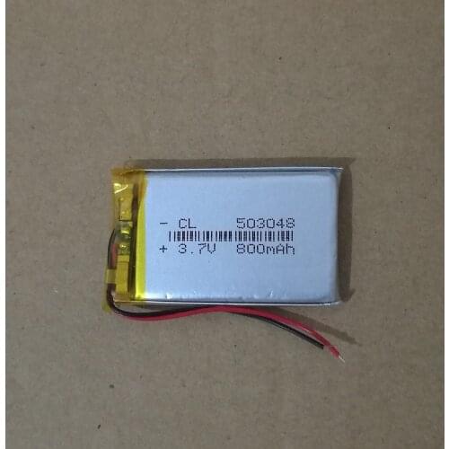 Dinto 1pc 3.7V 650mAh 503048 Rechargeable Polymer Battery Li-ion Li-po Batteries Cells for GPS MP3 MP4 DVR Bluetooth