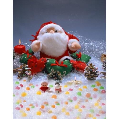 Santa Claus Gift Photography Backdrops Photo Props Studio Background 5x7ft